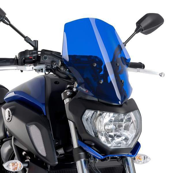 Puig Puig touring screen | blue | yamaha mt-07 2018>2020